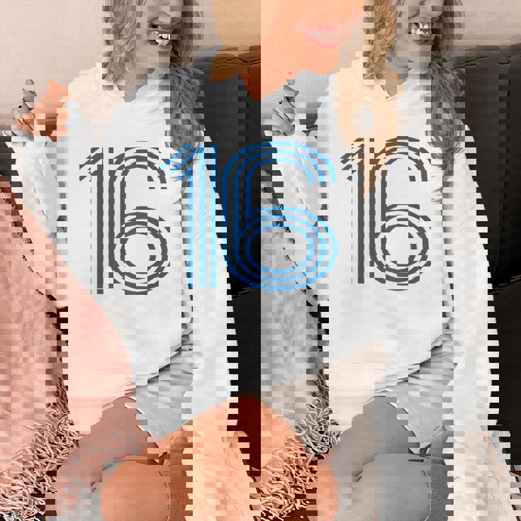 ナンバー16シャツ レトロユニフォーム ヨーロッパスタイル バックプリントジャージ パーカー