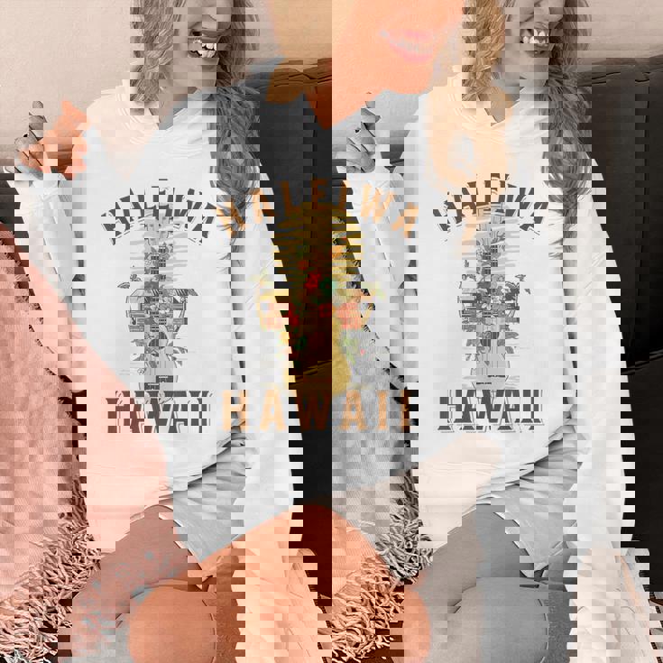 ハレイワ ハワイ ビーチ 夏休み パーカー