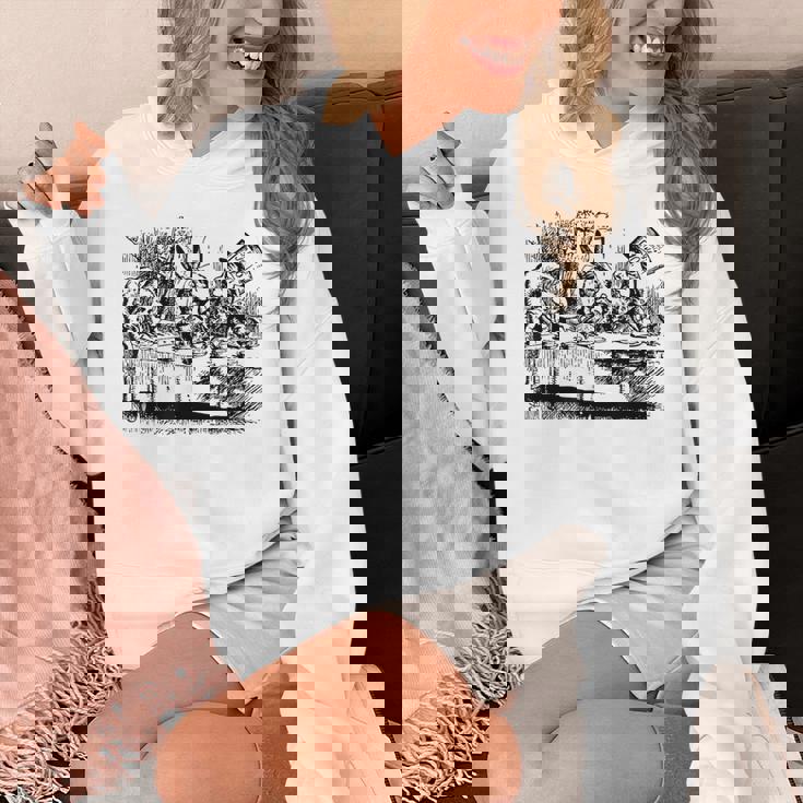 ビッグテキサス 不思議の国のアリス マッドハッターズ ティーパーティーtシャツ パーカー