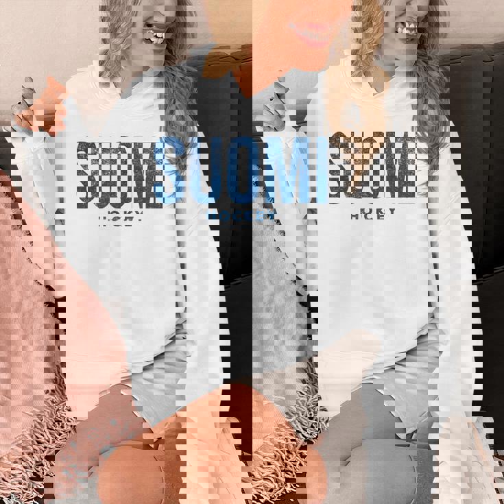 フィンランド スオミ ホッケー アンティーク調 ヴィンテージ レトロ パーカー