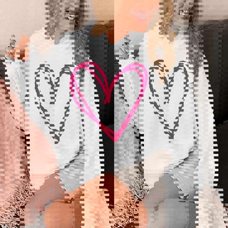 ホットピンクハート パーカー