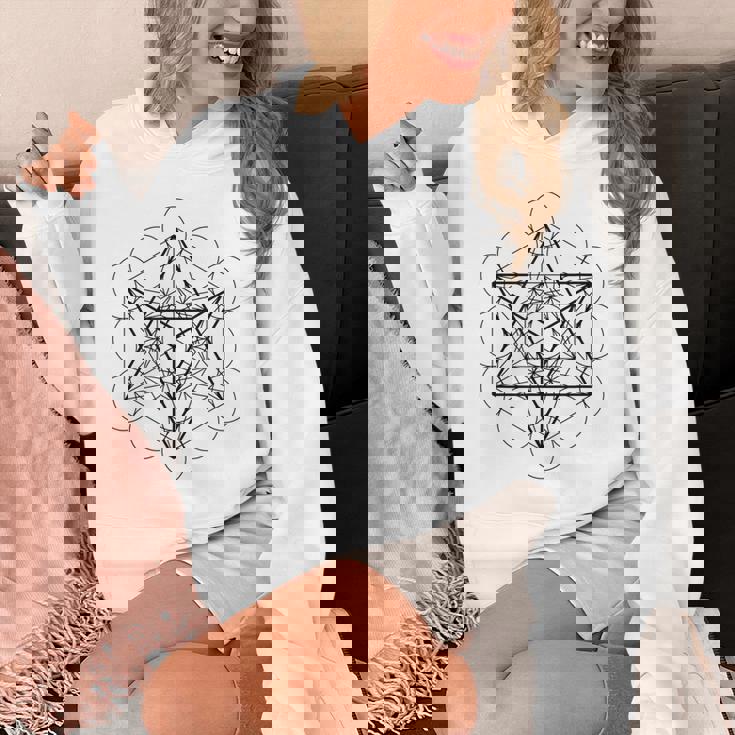 メタトロンキューブ マカバ（スターテトラヒドロン）神聖幾何学 Hoodie