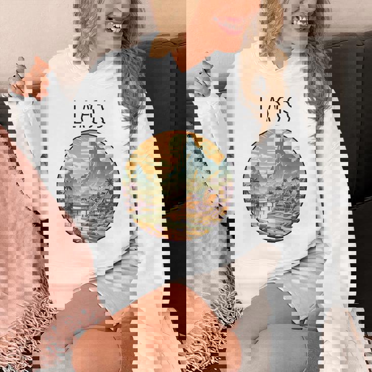 ラオスの風景 アールデコ パーカー