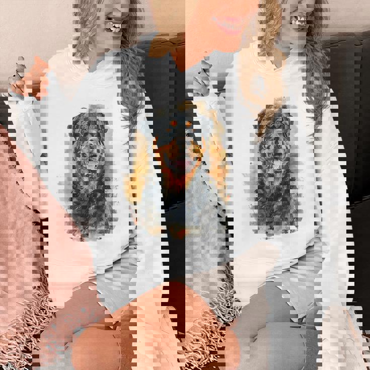 ロットワイラー 犬 モチーフ ペット アートワーク カラフル ロットワイラー パーカー