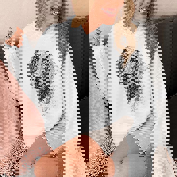 ワイマラナー 犬 グラフィック ペット アート ワイマラナー パーカー