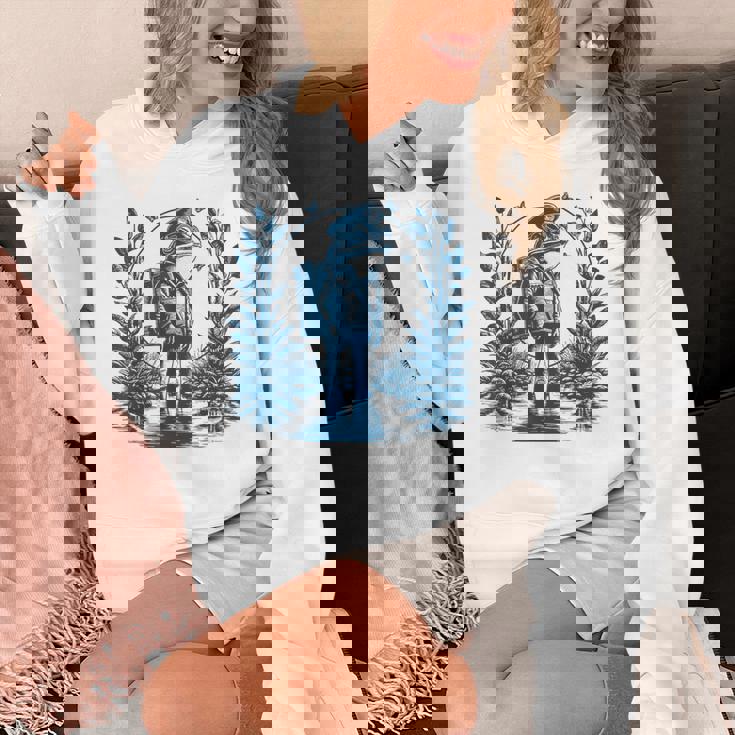 ヴィンテージスタイルの「郵便配達員カエル」 パーカー