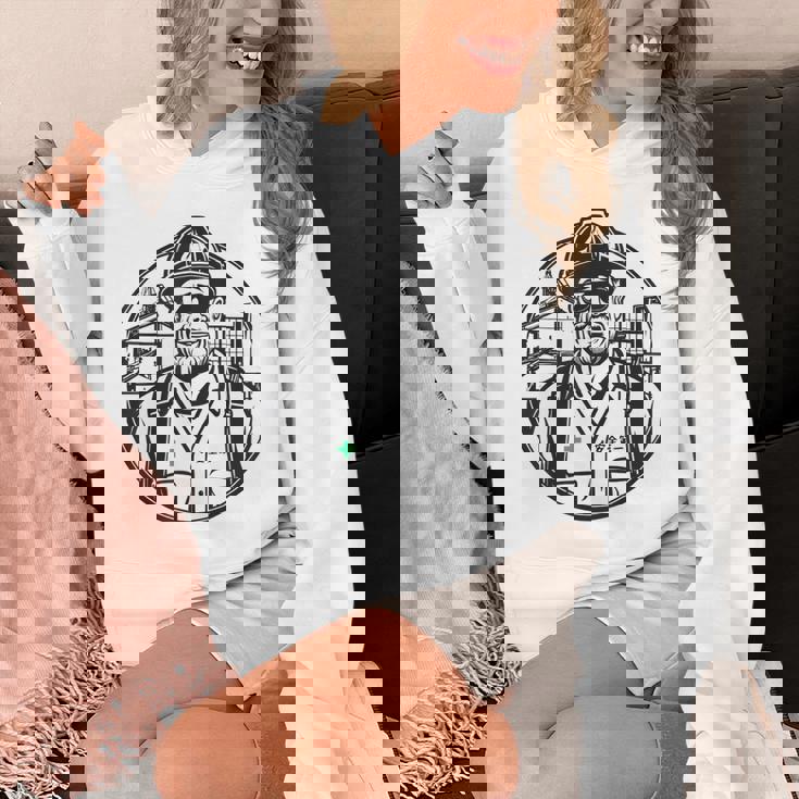 安全に働くおじさん 安全第一 作業員 パーカー