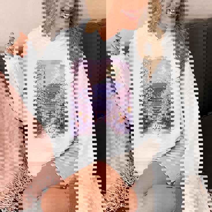 東京 日本 桜 夜景 お土産 パーカー