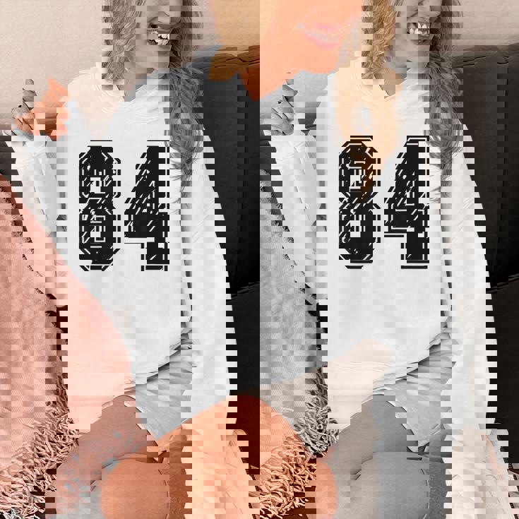 背番号 84 チーム短大スポーツ背番号付きユニフォーム パーカー