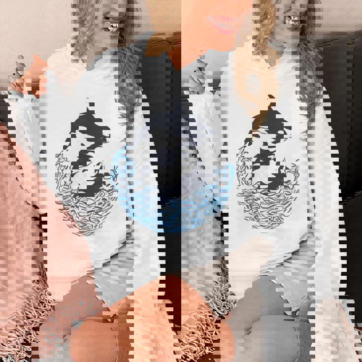 面白tシャツ シャチ 海 クジラ サメ おもしろ かわいい グッズ 服 ネタ メンズ オリジナル 夏 Hoodie