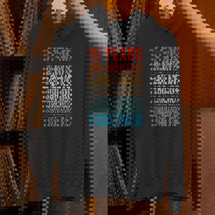 15年目の記念日 彼 彼女 カップル 15回目の結婚 パーカー