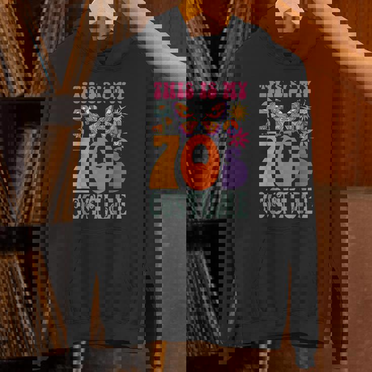 70年代ディスコ衣装 男女兼用 Peace Love ヒッピーコスチューム パーカー