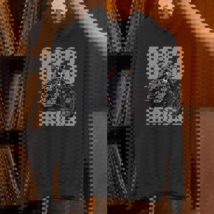 883 アイアンクラシックモーターサイクルバイカー 長袖tシャツ パーカー