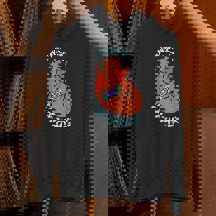 And I'm Back 生き残り バイパス 心臓発作 サバイバー 心臓 Hoodie