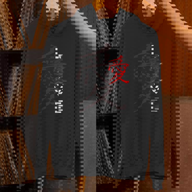 Awesome Love 日本の漢字デザイン Hoodie