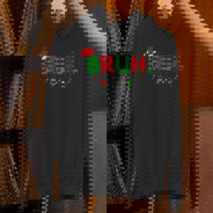 Bruh Meme aying Bro Greeting Ns Boys Christmas パーカー