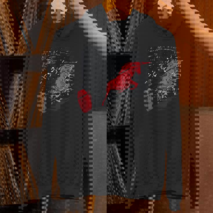 Bullishtock Market シャツ A Bull Pull A Bitcoin Up パーカー