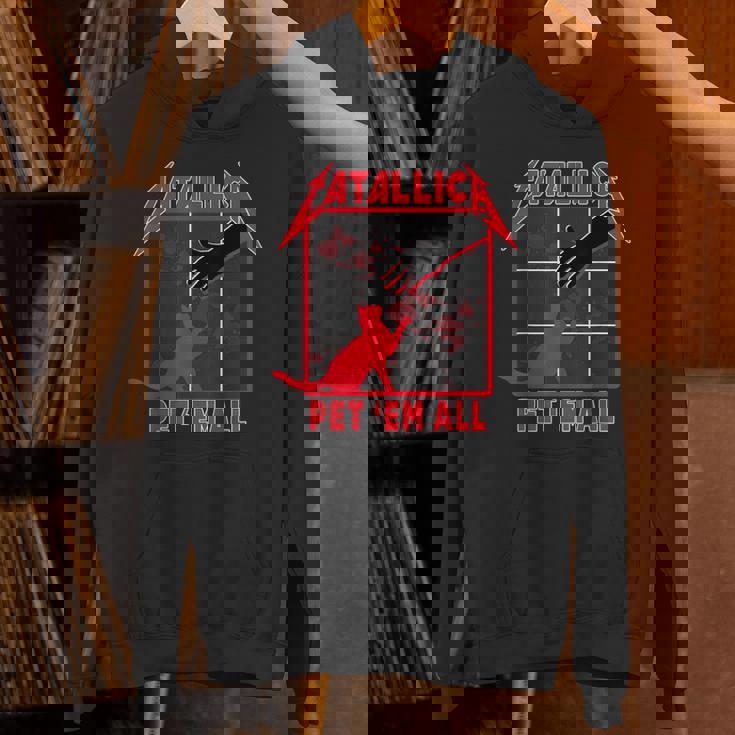 Catallica Pet 'Em All ファニーキャットtシャツ パーカー