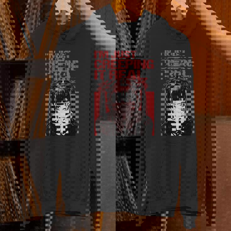 Creeping It Real ゴシック アニメ ソフト グランジ エモ オタク Hoodie