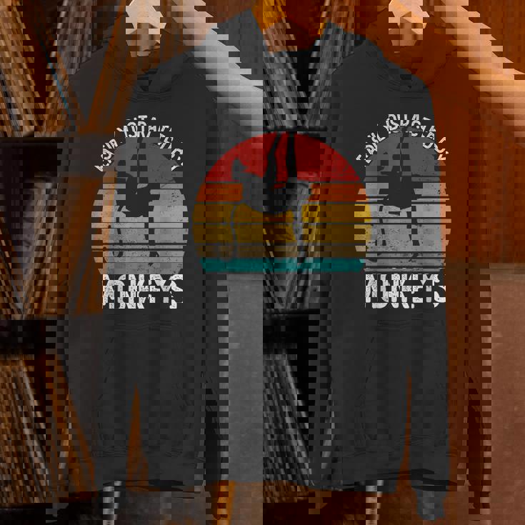 Easy Distracted By Monkeys シャツ ビンテージモンキー Hoodie