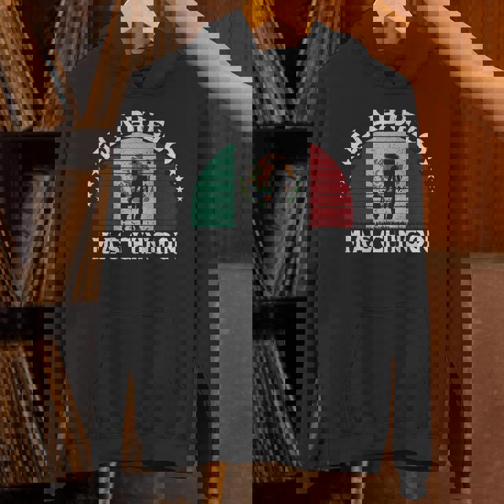 El Abuelo Mas Chingon Mexican Grandpa Cinco De Mayo Flag Hoodie