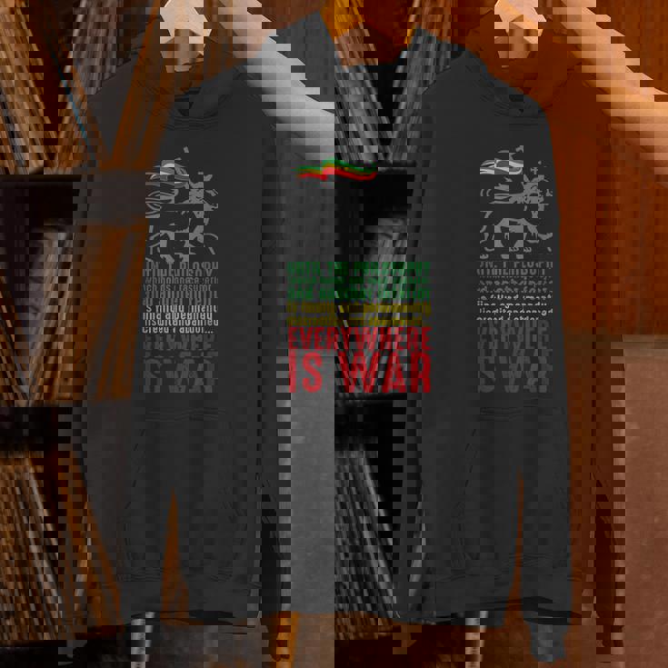 Everywhere Is War ハイレ・セラシエ演説 ユダのライオン レゲエ パーカー