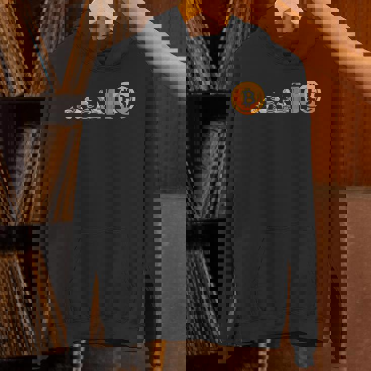 Evolution Of Money お金の進化 ビットコインプランb 暗号通貨btc ホドル Hoodie