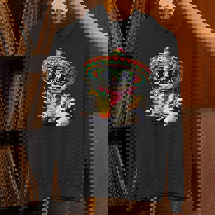 Cinco De Mayo Cat Lovers Tacos Fiesta Humor Meow Hoodie