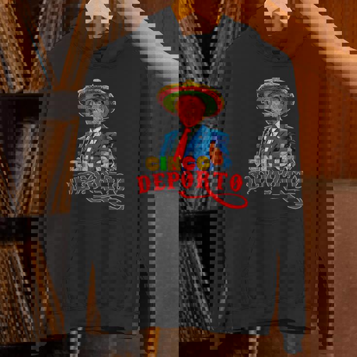 Vintage Donald Trump Deport Festive Cinco De Mayo Hoodie