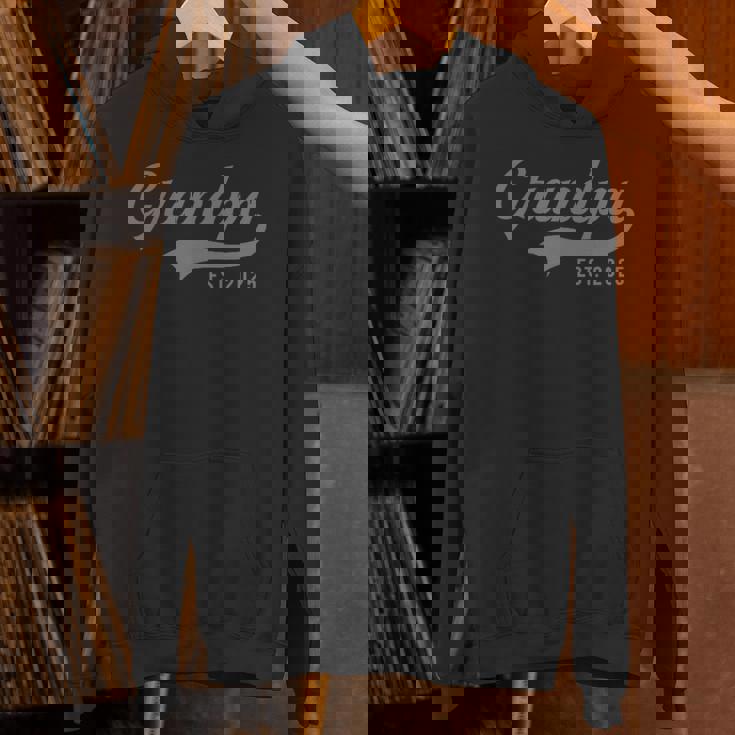 Grandpa Est 2025 Promoted To Grandpa 2025 New Grandpa Hoodie