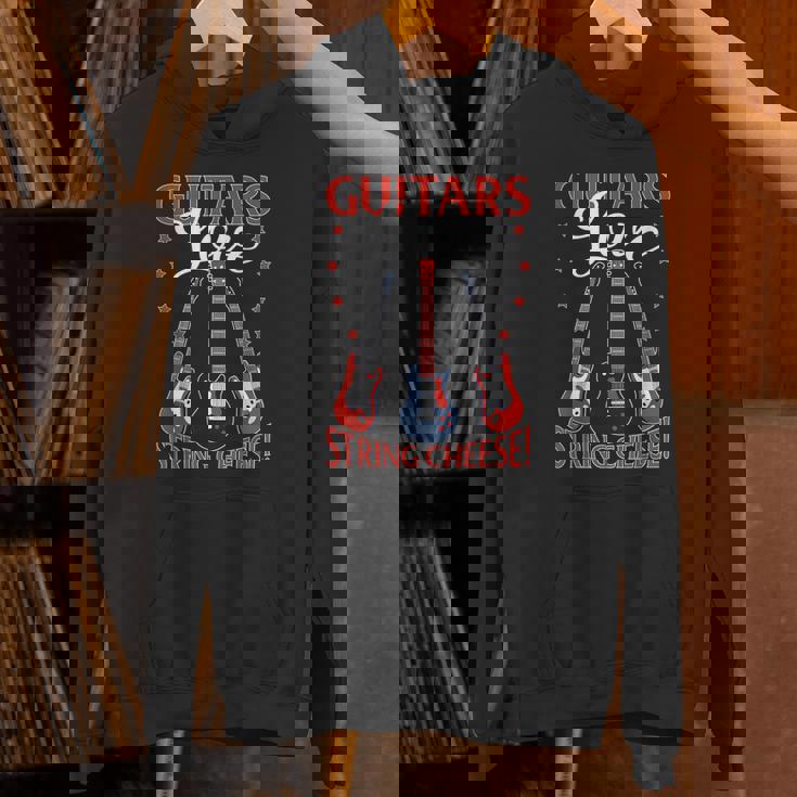 Guitars ストリングチーズ エレキギター付き Hoodie