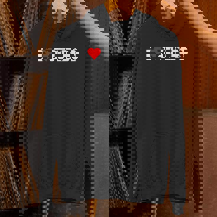 I Heart 柔道 愛 柔道 趣味 恋人 Hoodie