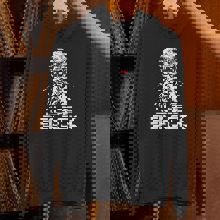 I'll Be Back 2024 ドナルド・トランプ 大統領用 おもしろサングラス Hoodie