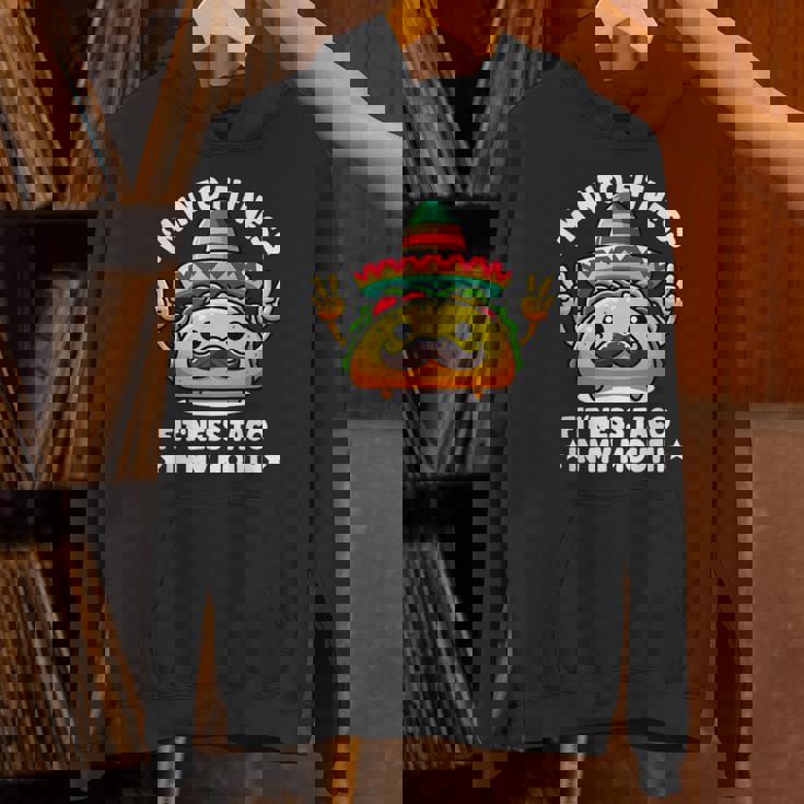 I'm Into Fitness Fit'ness Taco In My Mouth ジム おもしろタコス パーカー