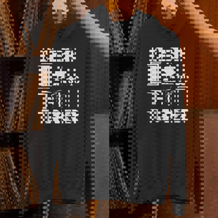 Ich Bin ターナー アート 体操モチーフ 男の子 メンズ パーカー