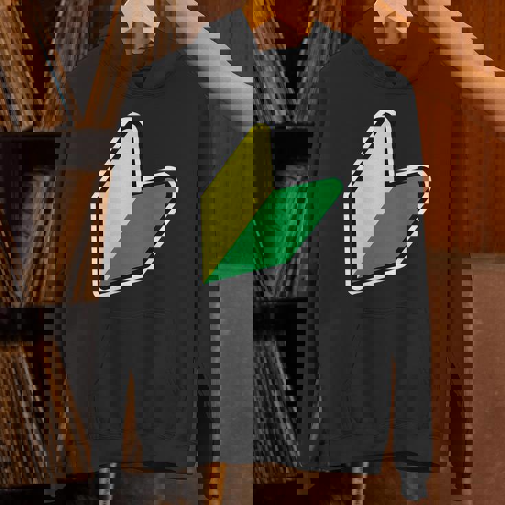 Jdm：Jdmマークビギナードライバー若葉商信社シンボル パーカー