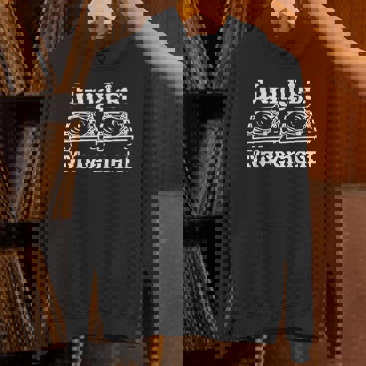 Junglist Movement ジャングルドラムとバスミュージックデザイン Hoodie