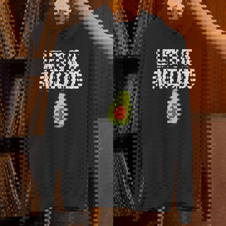 Let's Go アボカドユーモアジョーク ユニセックス アボカド中毒者 パーカー