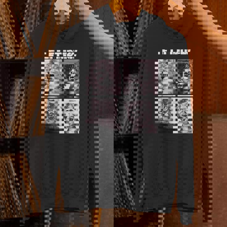 Let It Meow 面白い猫子猫の歌うギフト パーカー