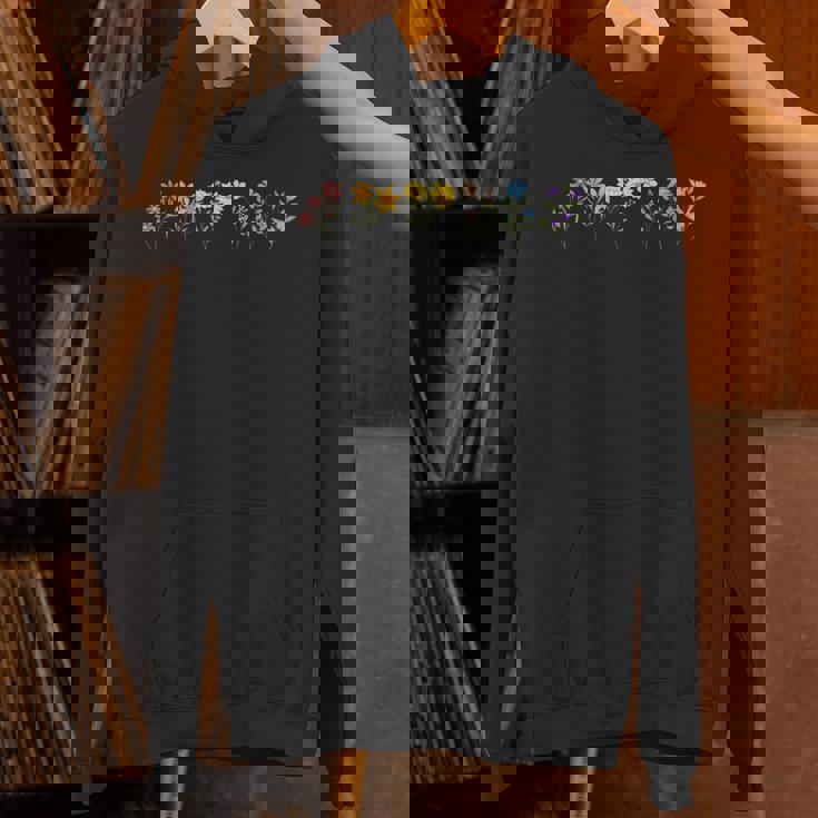 Lgbtqia プライドフラワー レインボーフラワー 植物好き パーカー