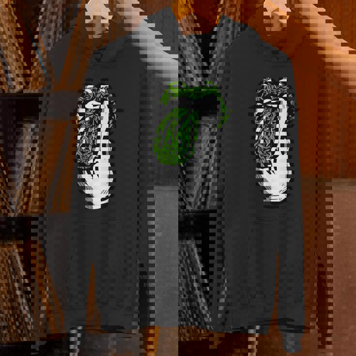 Lickmoke ウィードリーフパターン マリファナ420 大麻ポットギフト Hoodie