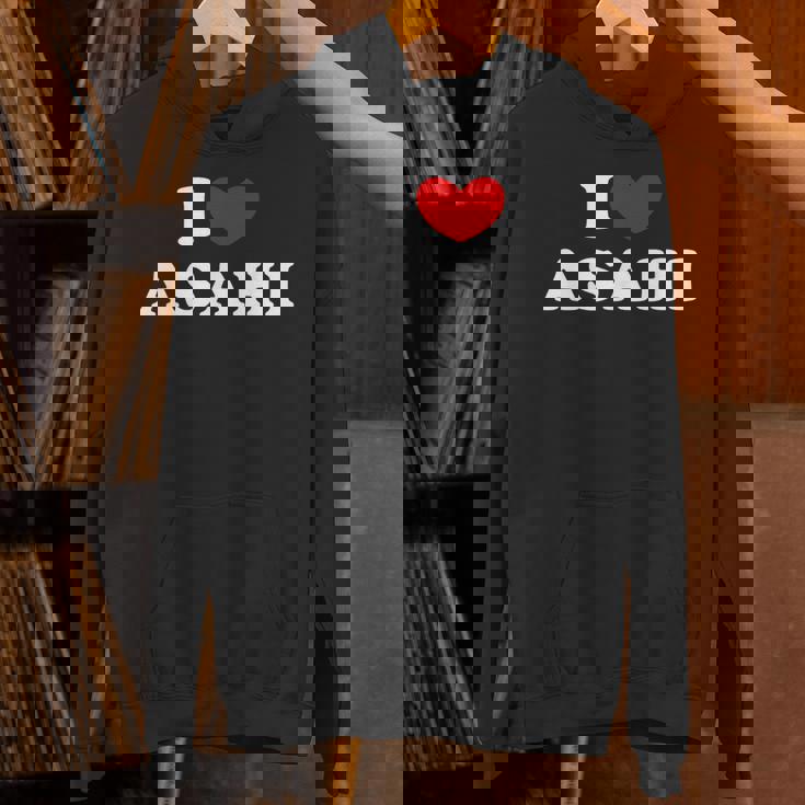 I Love Asahi 私は愛する Asahi パーカー