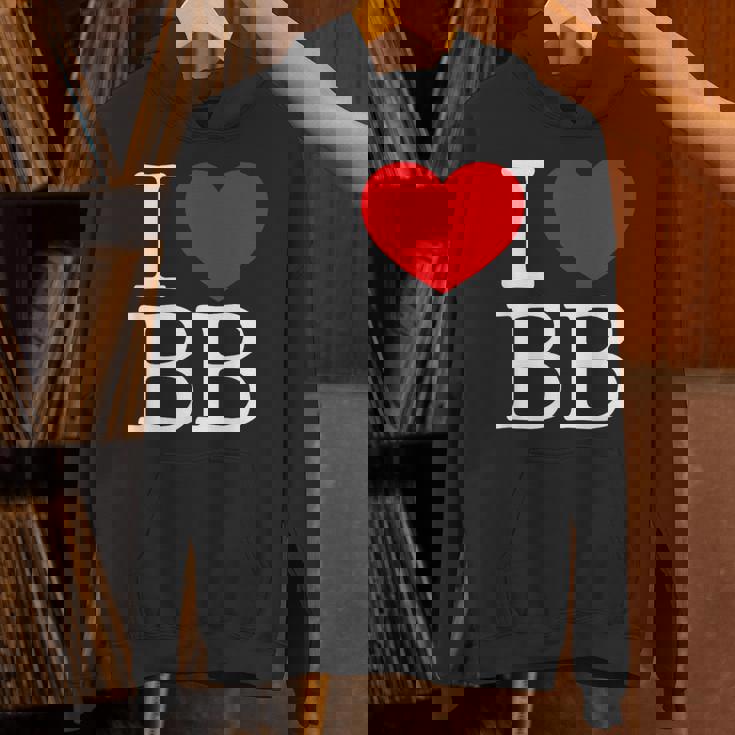 I Love ハート Bb パーカー