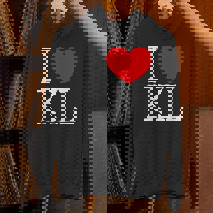 I Love ハート Kl パーカー