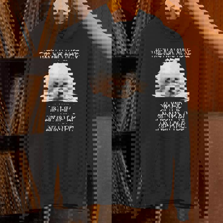 Maltese Dog Is On My Mind 面白い子犬オーナーデザイン パーカー