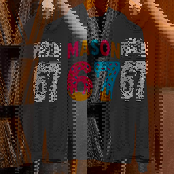 Mason 67 Ice Cream Meme Six Seven On Back Hoodie