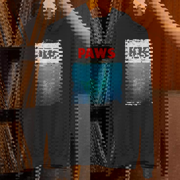 Paws 猫 子猫 ニャーパロディー おもしろ猫好き Hoodie