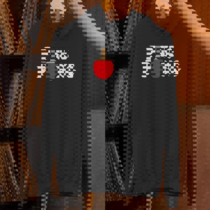 Ping Pong ピンポン卓球 おもしろレトロ Hoodie
