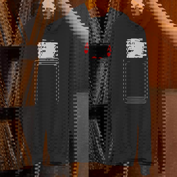 Pocket Aces Pokerpades & Heart 面白いポーカー ギフト パーカー