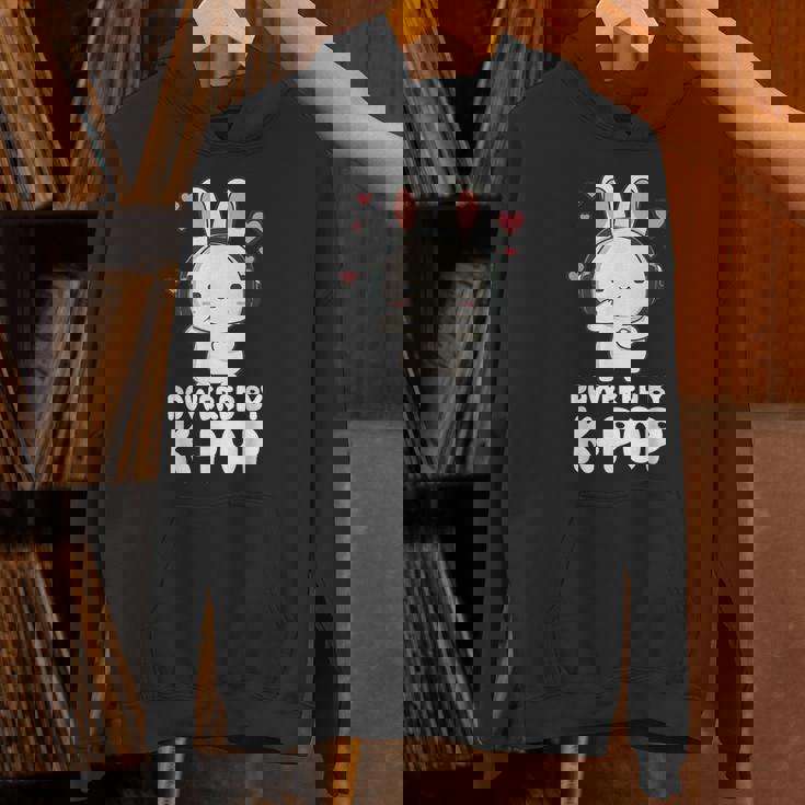 Powered By Kpop Rabbit韓国ポップマーチ K-Popグッズ Hoodie